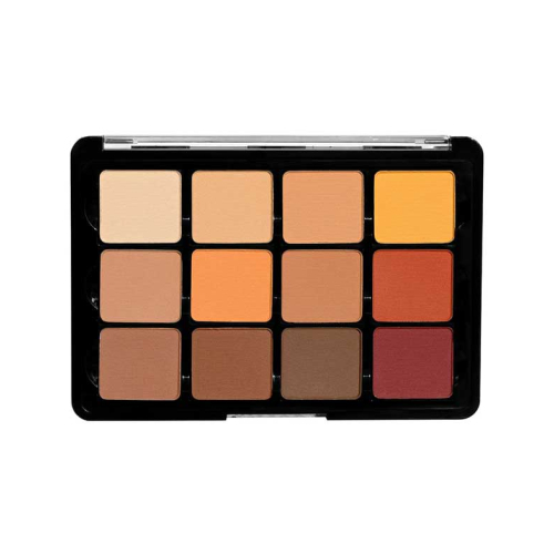 Viseart - Schattenpalette Slim Pro - VPE10: Warm Mattes