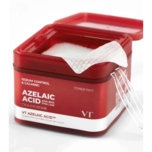 VT Cosmetics - *AZ Care* - Gesichtswasser-Pads Azelaic Acid CICA Exosome