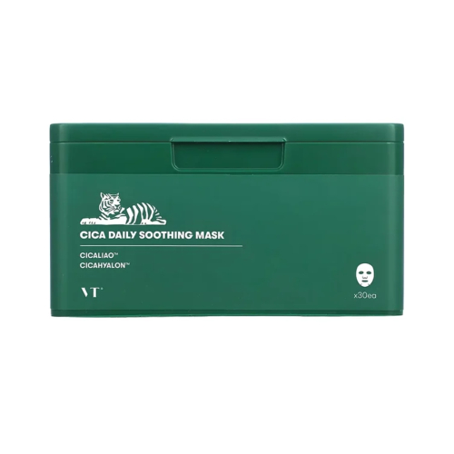 VT Cosmetics - Cica Daily Soothing Gesichtsmaskenpackung - 30 Einheiten