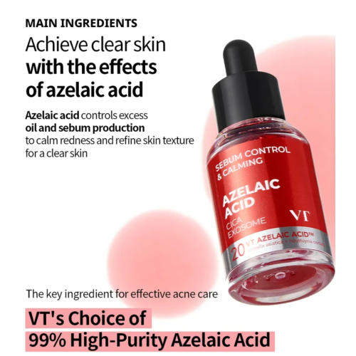 VT Cosmetics - *AZ Care* - Beruhigendes Serum Azelaic Acid CICA Exosome