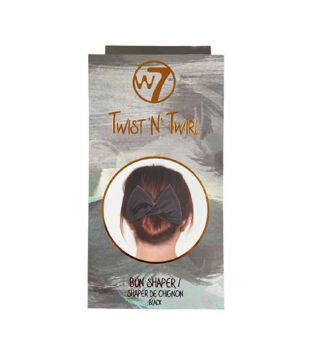 W7 - Scrunchie Twist N Twirl Bun Shaper - Black