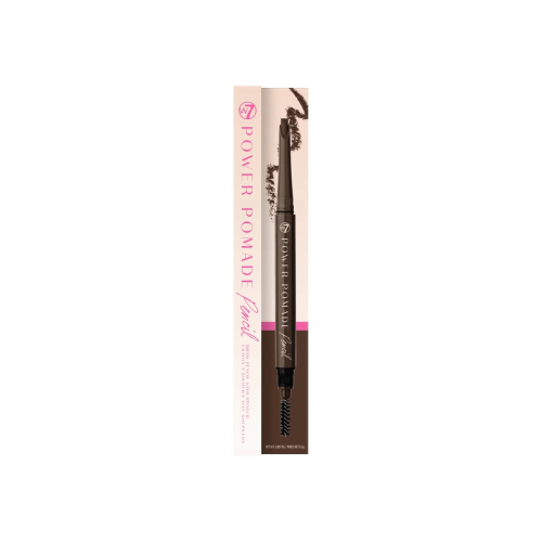 W7 Cosmetics - Doppelkajalstift für Augenbrauen Power Pomade - Dark Brown