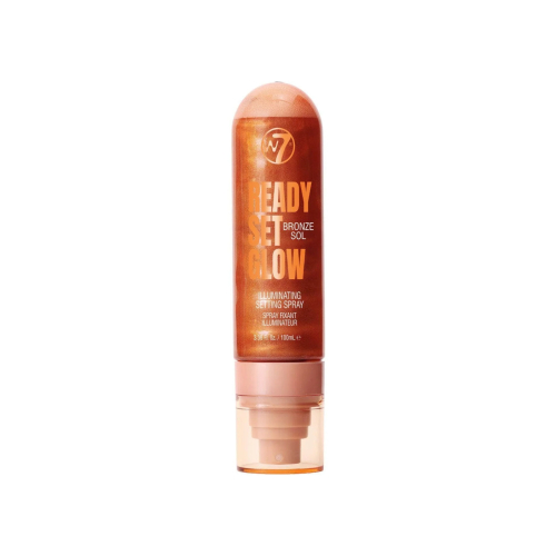 W7 Cosmetics - Fixierspray für Make-up Ready, Set, Glow - Bronze Sol