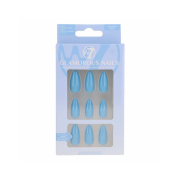 W7 Cosmetics - Künstliche Nägel Glamorous Nails - Whisper Blue