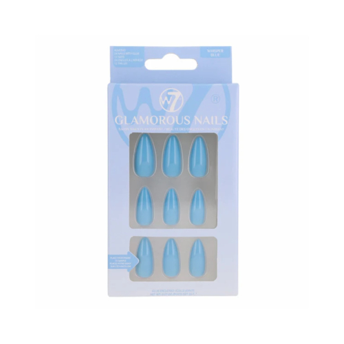 W7 Cosmetics - Künstliche Nägel Glamorous Nails - Whisper Blue