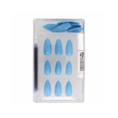 W7 Cosmetics - Künstliche Nägel Glamorous Nails - Whisper Blue