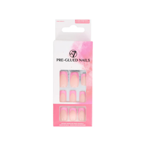 W7 Cosmetics - Künstliche Nägel Pre-Glued Nails - Pink French