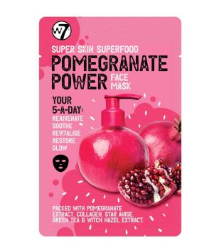 W7 - Super Skin Superfood Gesichtsmaske - Pomegranate Power