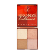 W7 - Highlighter- und Bronzer-Palette Bronze Brilliance - Light/Medium