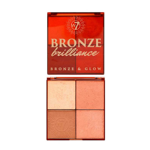 W7 - Textmarker- und Bronzer-Palette Bronze Brilliance - Medium/Dark
