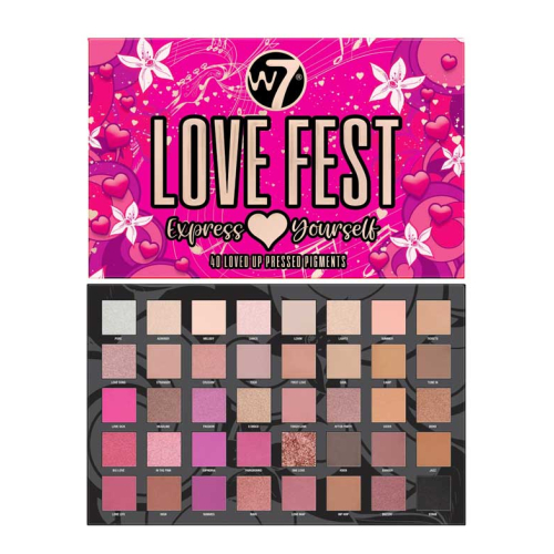 W7 - Gepresste Pigmentpalette Love Fest