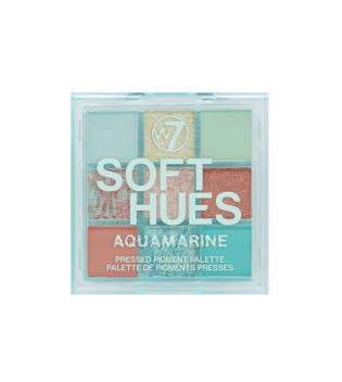 W7 - Pressed Pigment Palette Soft Hues - Aquamarine