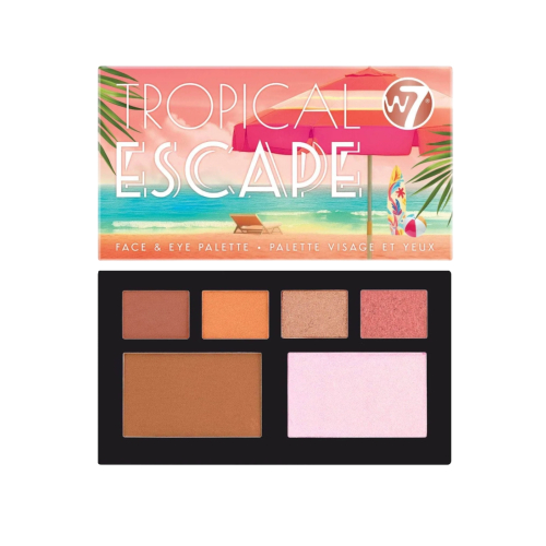 W7 - Gesichts- und Lidschattenpalette Tropical Escape - Medium-Deep