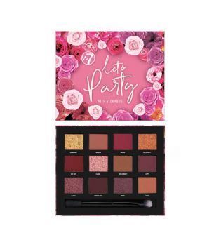 W7 - Lidschatten-Palette - Let's Party With Vickaboo