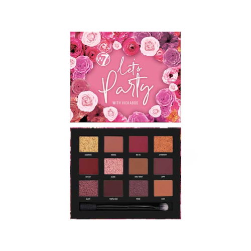 W7 - Lidschatten-Palette - Let's Party With Vickaboo