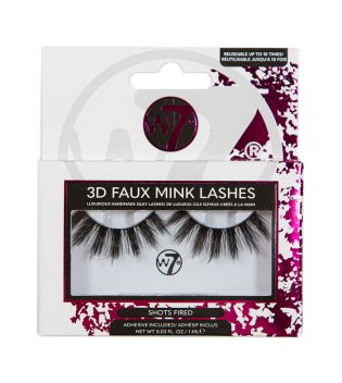 W7 - Falsche Wimpern 3D Faux Mink Lashes - Shots Fired