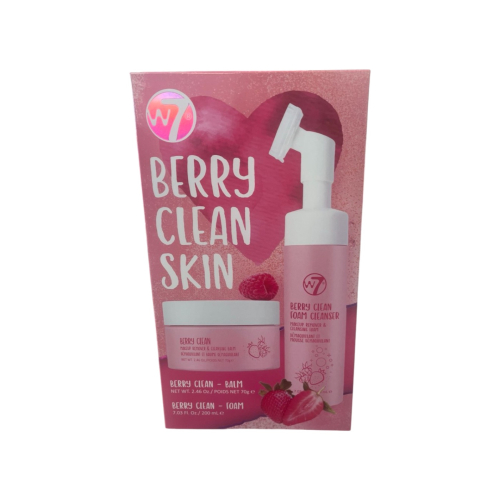 W7 - Doppel-Reinigungsset Berry Clean Skin