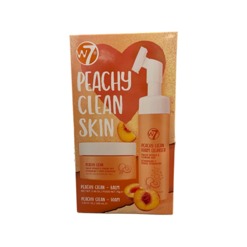 W7 - Doppeltes Reinigungsset Peachy Clean Skin