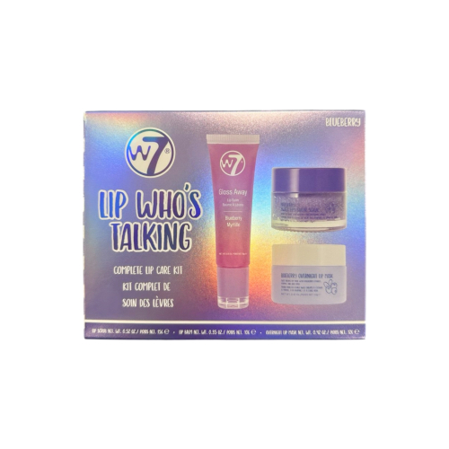 W7 - Lippenpflegeset Lip Who's Talking - Blueberry