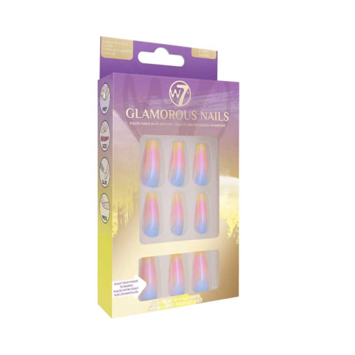 W7 - Falsche Nägel Glamorous Nails - Candy Gloss