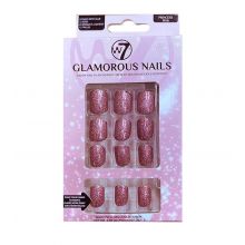 W7 - Glamorous Nails Falsche Nägel - Princess Pink