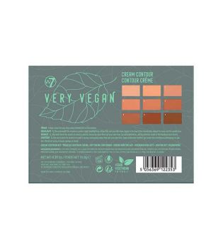 W7 - *Very Vegan* - Cremefarbene Contour-Palette