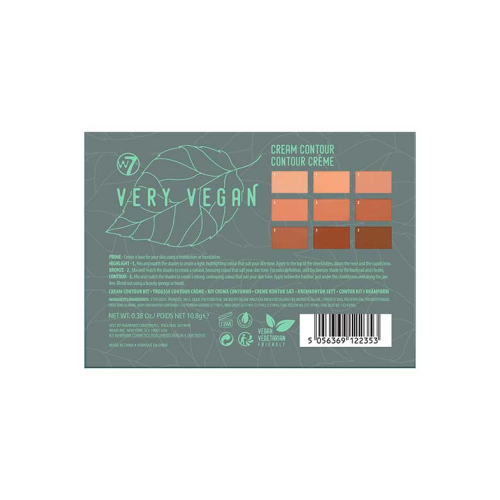 W7 - *Very Vegan* - Cremefarbene Contour-Palette