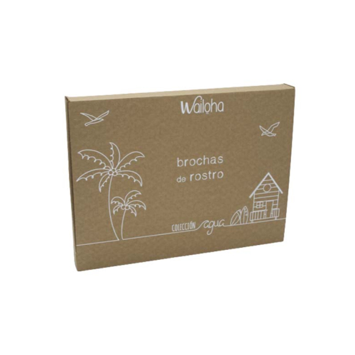 Wailoha - *Colección agua* - Gesichtspinsel-Set