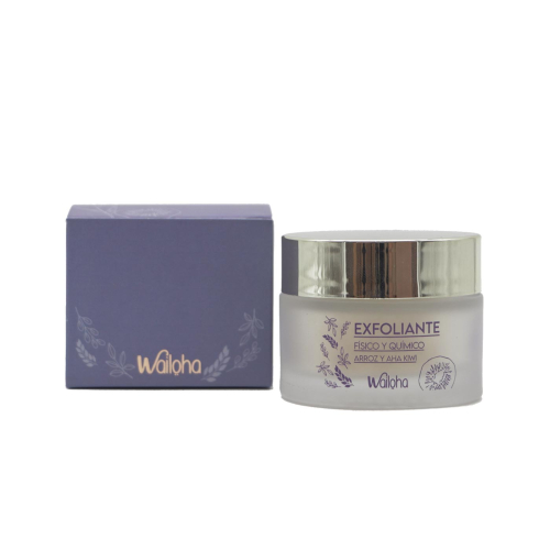 Wailoha - *Colección Calma* – Physikalisches und chemisches Gesichtspeeling mit Reis und Kiwi AHA