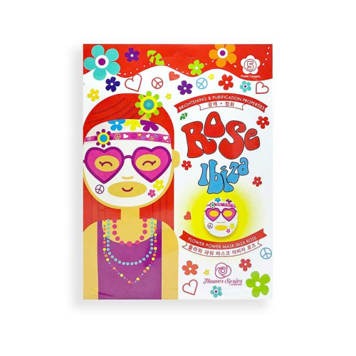 We Lab You - Flower Power Maske - Rose Ibiza