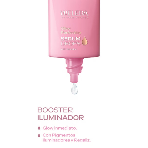 Weleda - *Booster* - Aufhellendes Serum Serum Drops - Glow Perfecting