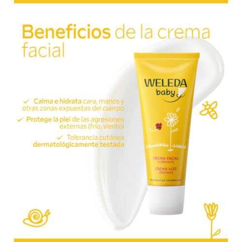 Weleda - Baby Gesichtscreme - Ringelblume