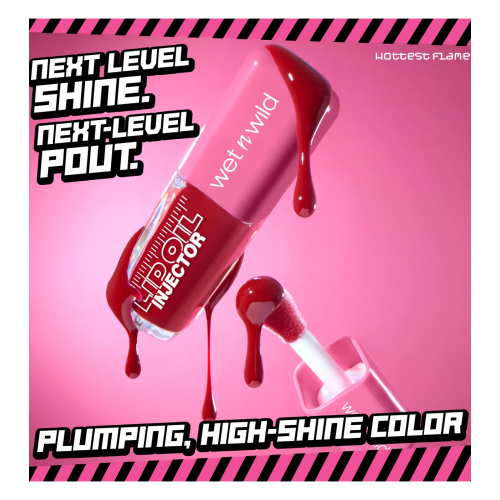 Wet n Wild - Lippenöl Lip oil Injector - Hottest Flame