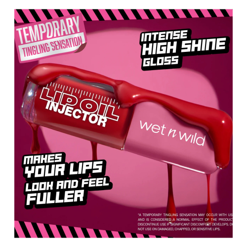Wet n Wild - Lippenöl Lip oil Injector - Hottest Flame