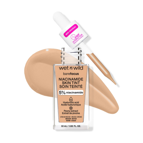 Wet N Wild – Foundation Bare Focus Niacinamide Skin Tint - Cream Beige