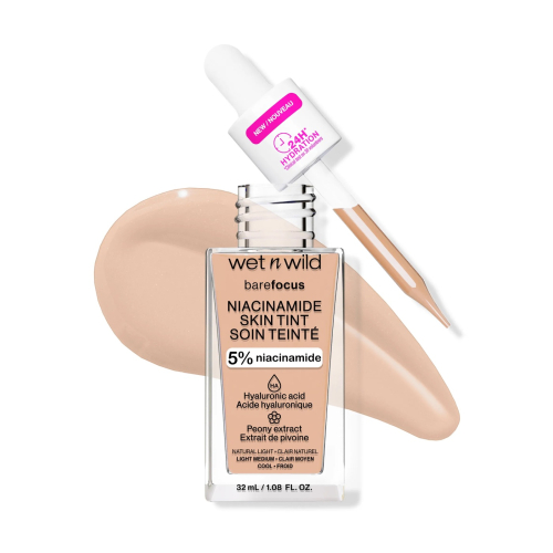 Wet N Wild – Foundation Bare Focus Niacinamide Skin Tint - Natural Light