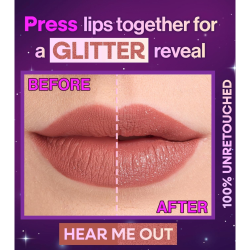 Wet n Wild - Flüssiger Lippenstift mit Schimmer Mega Glitter - Hear Me Out