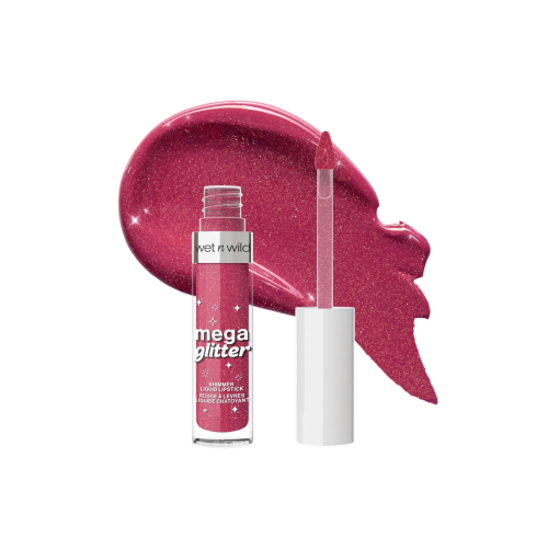Wet n Wild - Flüssiger Lippenstift mit Schimmer Mega Glitter - Pink Future
