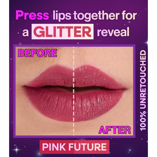 Wet n Wild - Flüssiger Lippenstift mit Schimmer Mega Glitter - Pink Future