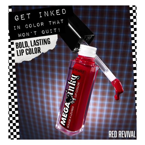 Wet n Wild - Liquid Lipstick Mega Inky - Red Revival