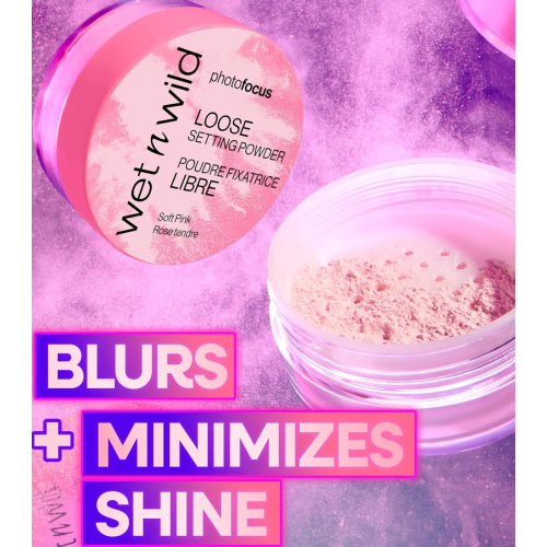 Wet n Wild - Loses Fixierpuder Photofocus - Soft Pink