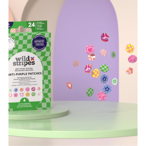 Wild Stripes - Pickelpflaster - Hyaluronsäure