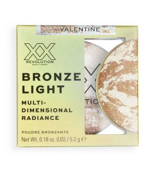 XX Revolution – Puder-Bronzer Bronze Light Marbled Bronzer - Valentine Light