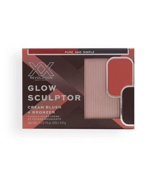 XX Revolution – Bronzer und Cream Blush Duo Glow Sculptor – Pure and Simple