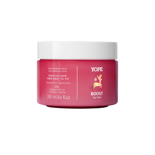 Yope - *Boost My Hair* – Natürliche Bioceramid-Maske – Geschädigtes Haar
