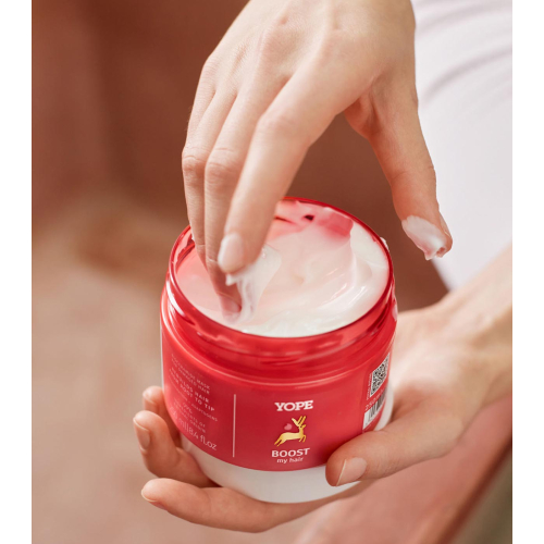 Yope - *Boost My Hair* – Natürliche Bioceramid-Maske – Geschädigtes Haar