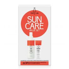 Youth Lab - Set Sun Care Gesichtscreme SPF50 + Körperlotion SPF30 - Fettige Haut