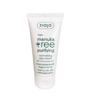 Ziaja - Normalisierende und feuchtigkeitsspendende Tagescreme Manuka Tree SPF10 - Mischhaut und fettige Haut