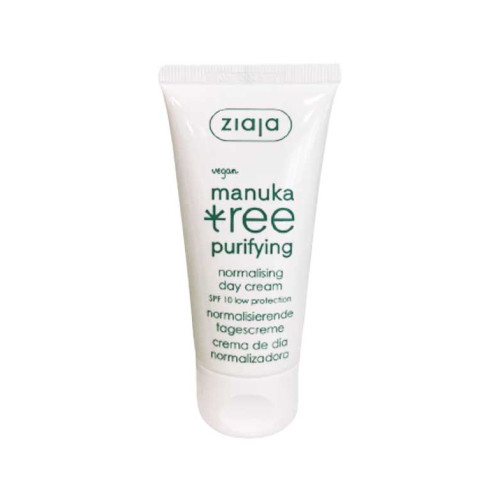 Ziaja - Normalisierende und feuchtigkeitsspendende Tagescreme Manuka Tree SPF10 - Mischhaut und fettige Haut