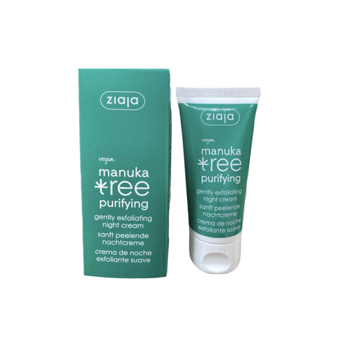 Ziaja - Exfoliating Nachtcreme mit Mandeln Säure Manuka Tree